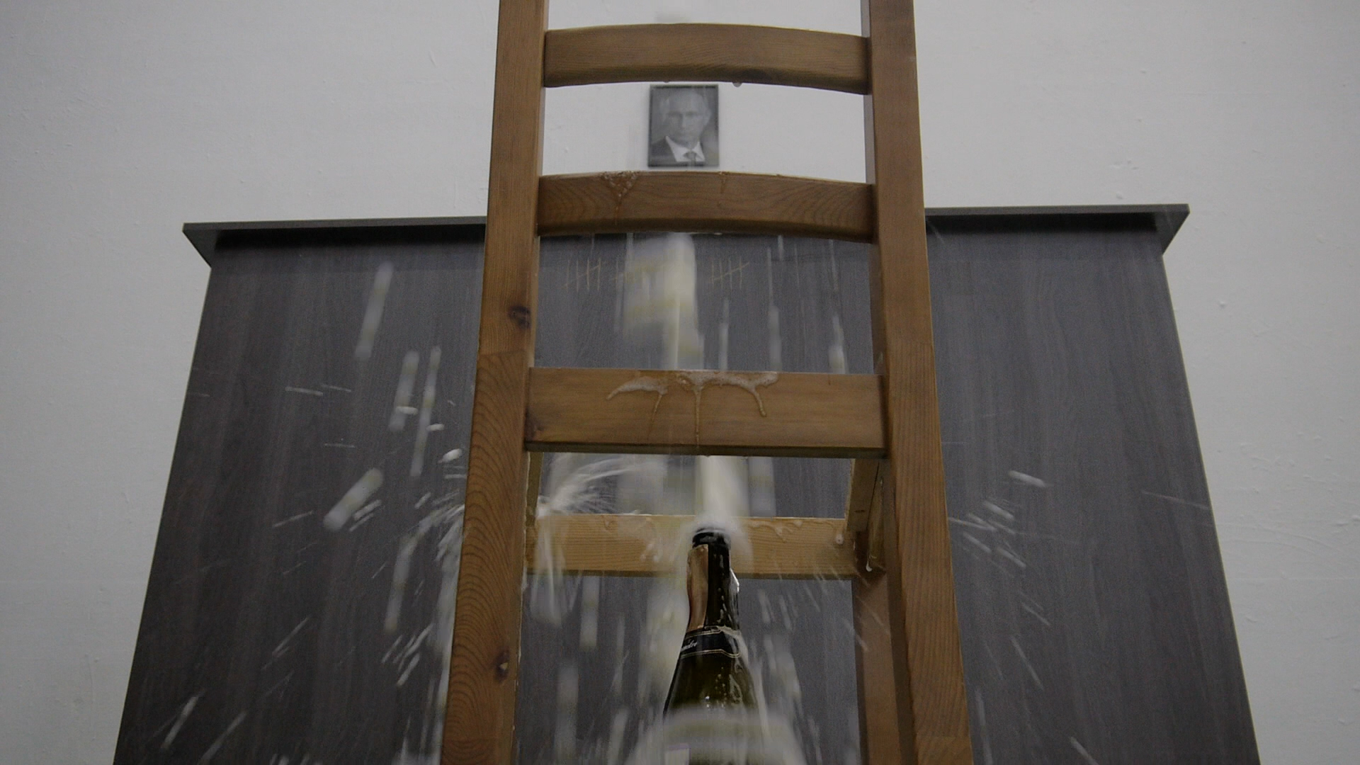 RUSSIAN CHAM-PAIN (IN THE ASS) — installation view 3