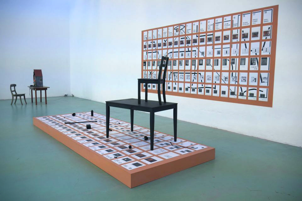18 SELECTED PIECES OF DISSECTED TSMOK — installation view 1