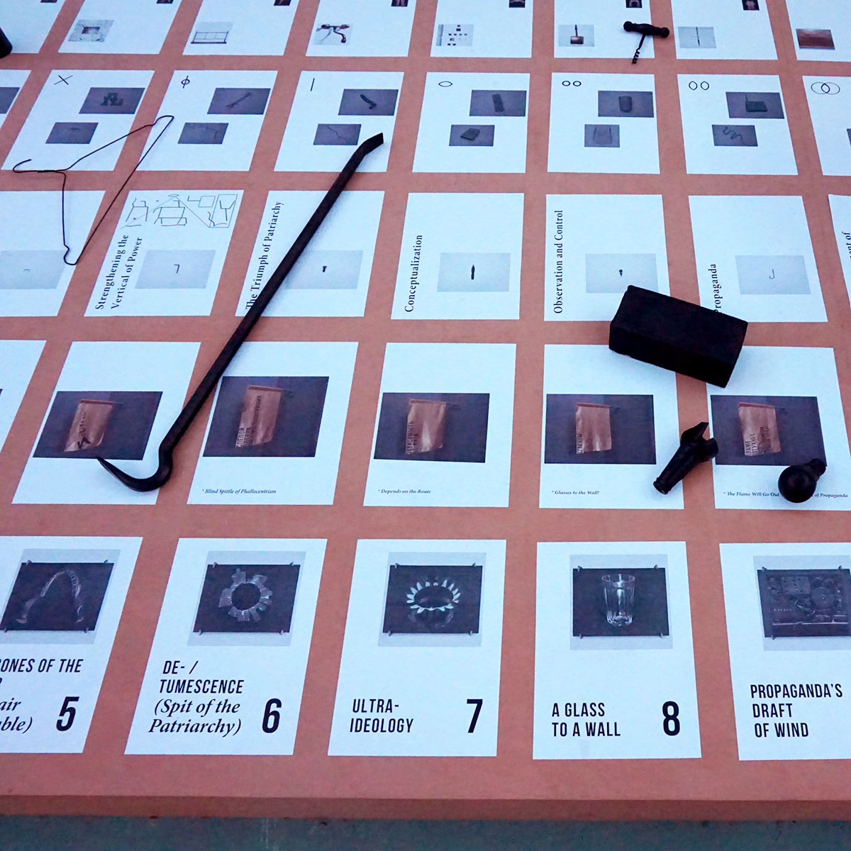 18 SELECTED PIECES OF DISSECTED TSMOK — installation view 2