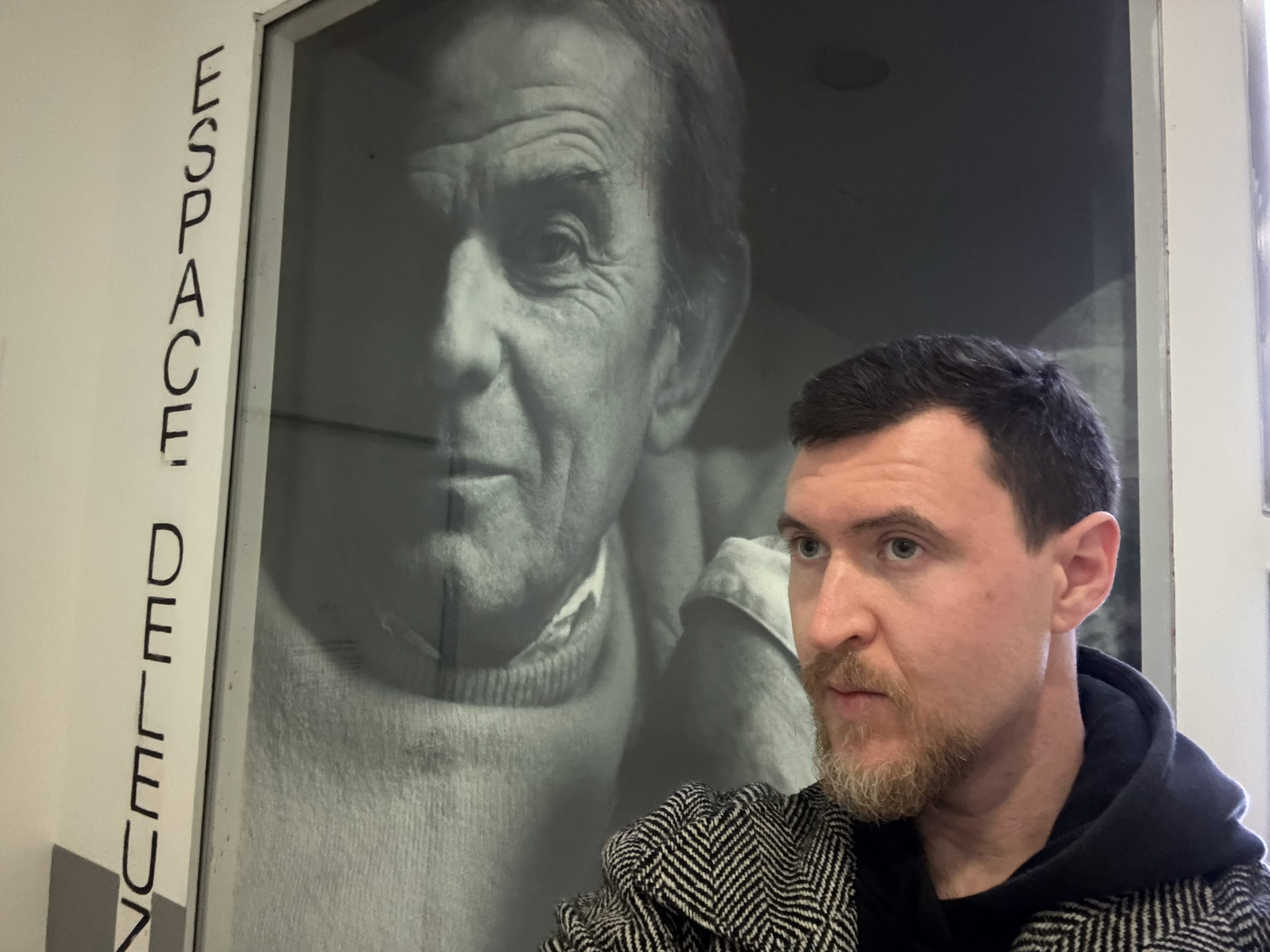Photograph at the Deleuze space at Université Paris 8