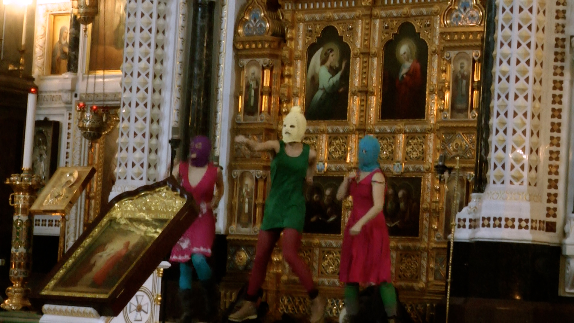 Punk Prayer: Mother of God, Drive Putin Away — action view 2