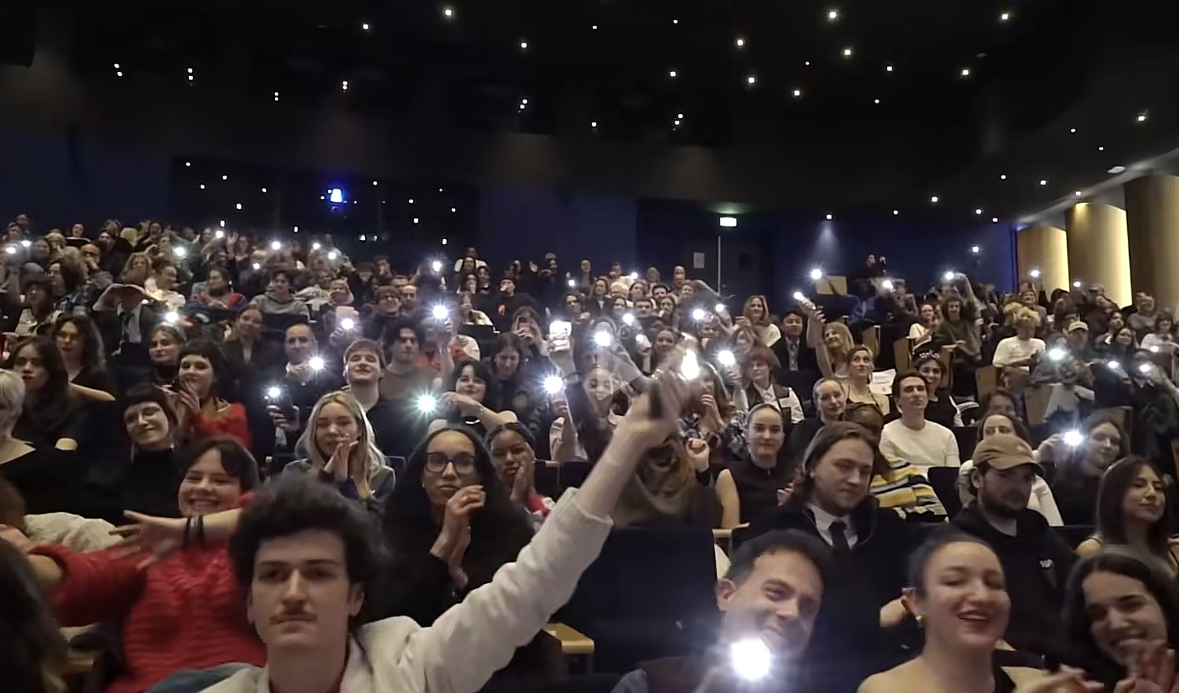 Audience at the Objectif Censier festival